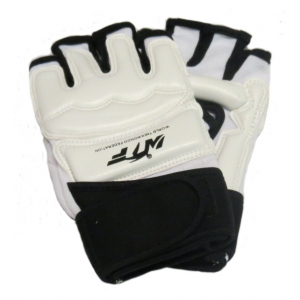 WHITE LEATHER GLOVES (CHILDREN)